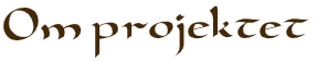 Om projektet